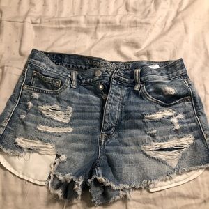 American Eagle Distressed Shorts Medium wash
